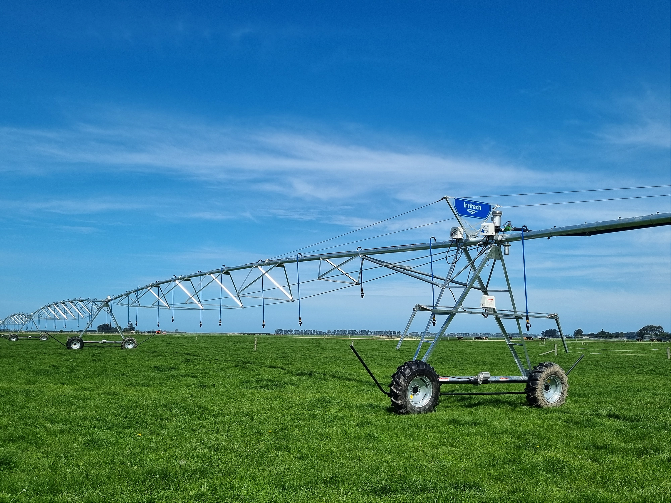 Poly-lined effluent pivot, Rangitata NZ